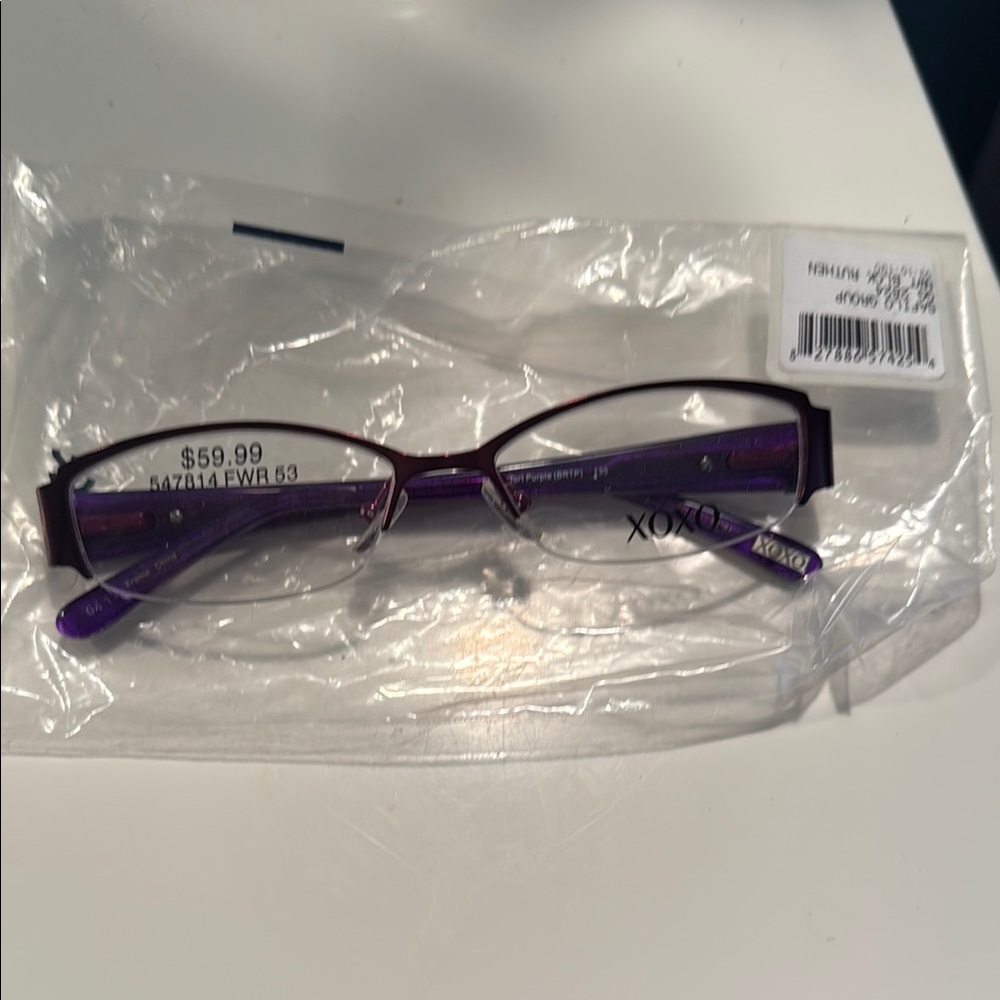 XOXO Purple Women's Glasses